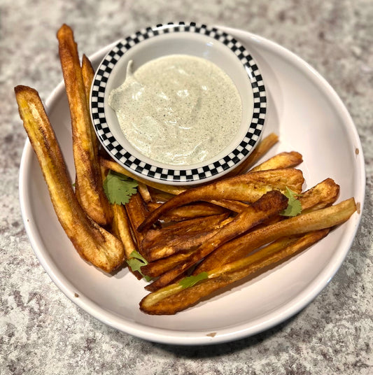 Alkaline French Fries with Mayo Dipping Sauce